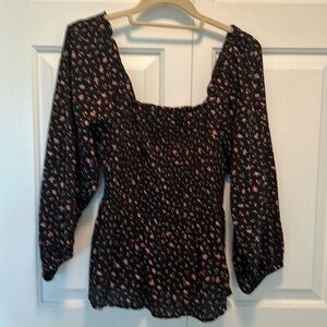 Madewell women’s long sleeved blouse